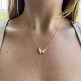 NECKLACE+EARRINGS BUTTERFLY