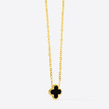 NECKLACE+EARRINGS BLACK