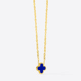 NECKLACE+EARRINGS DARK BLUE
