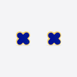 NECKLACE+EARRINGS DARK BLUE