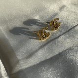 EARRINGS CC GOLD