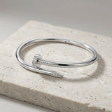 NARUKVICA BROKVA SA CIRKONIMA SREBRNA