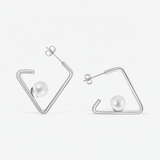 NAUŠNICE TRIANGLE SREBRNE