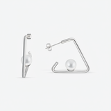 NAUŠNICE TRIANGLE SREBRNE